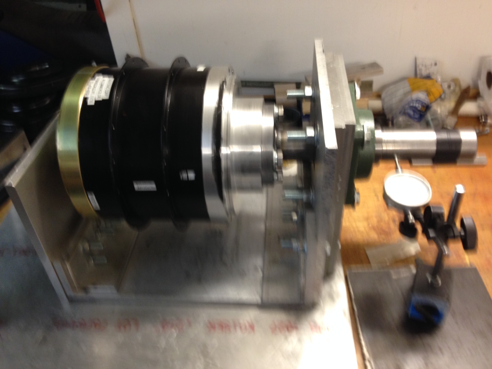 Motor in Cradle 2 inc shaft